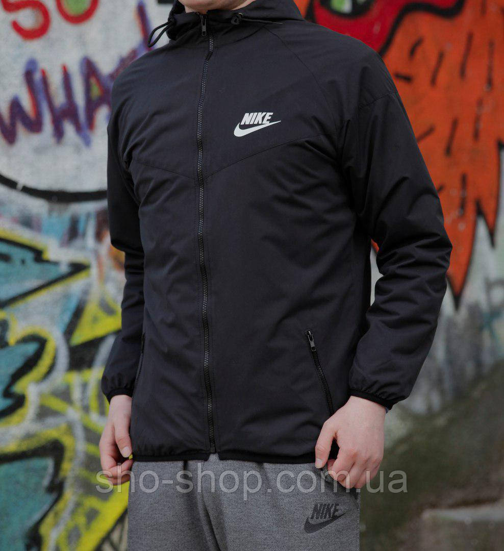 Куртка чоловіча Віндраннер Nike чорний Україна, фото 1