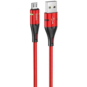Кабель Hoco U93 Shadow Lightning 2.4A 1.2m червоний iC227