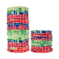 Бафф бандана-трансформер, шарф из микрофибры, 8 кубики