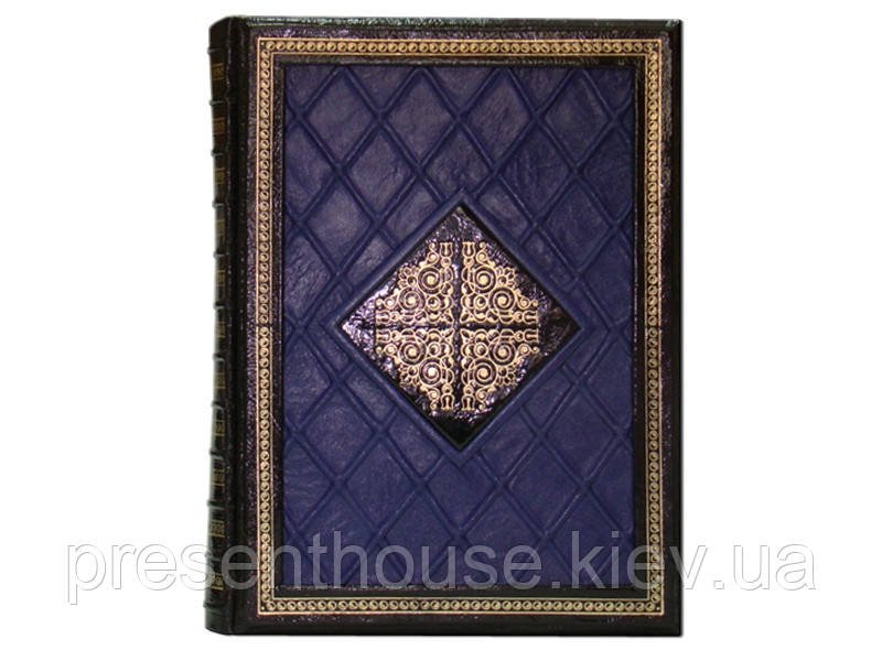 Книга в шкіряній палітурці Антологія думки в афоризми, фото 1