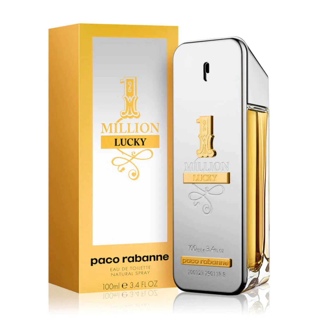 Чоловіча туалетна вода Million Lucky Paco Rabanne 100 мл (магнітна стрічка), фото 1