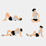 Масажний ролик Azuni ASM048 подвійний, фото 4