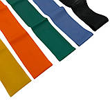 Резинка для фітнесу Azuni ASM042 (0,35 мм) жовта, фото 2