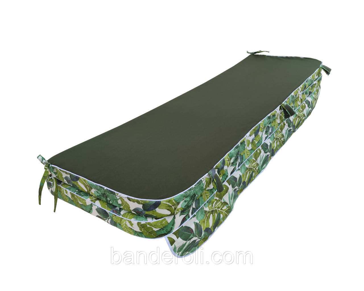 Комплект подушек к качелям eGarden ONA VERDE 180x110x6 c зелёным тентом 120х210 - фото 6 - id-p2114086294