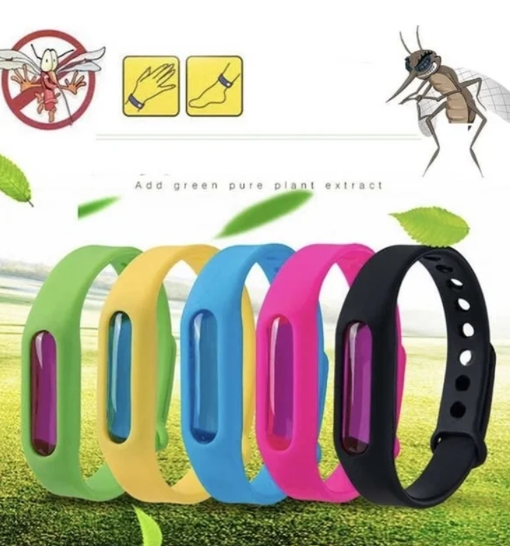 Силіконовий браслет для захисту від комарів і кліщів спіраль дитячий відлякувальний комарів дитячі браслети 5 шт. CQZ