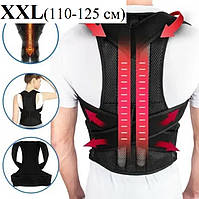 Стабилизатор спины для поддержки осанки пояс корректор-поддержка для спины осанки Корсет мужской для спины XXL