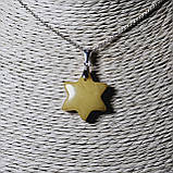 Кулон 100% натуральний бурштин вага 4,3г ланцюжок срібло 925, фото 2