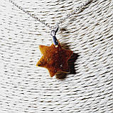 Кулон 100% натуральний бурштин вага 4,3г ланцюжок срібло 925, фото 3