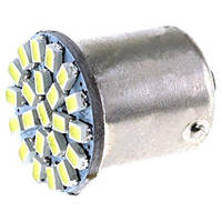 Лампочка 24V с больш. цок. 22LED S25-059 3020-22 290Lumen ASN