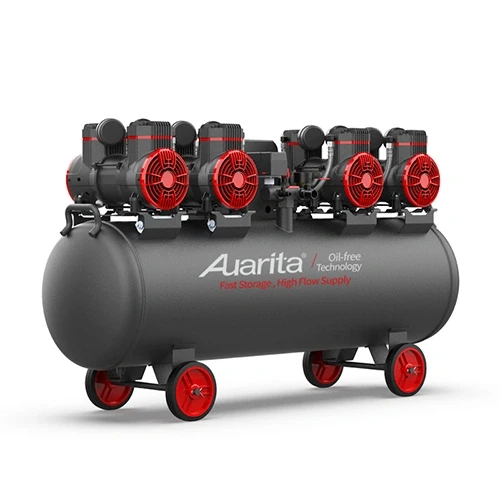 Компресор безоливний поршневий 120 л 380 В AUARITA 2-1450X4F120-380, фото 1