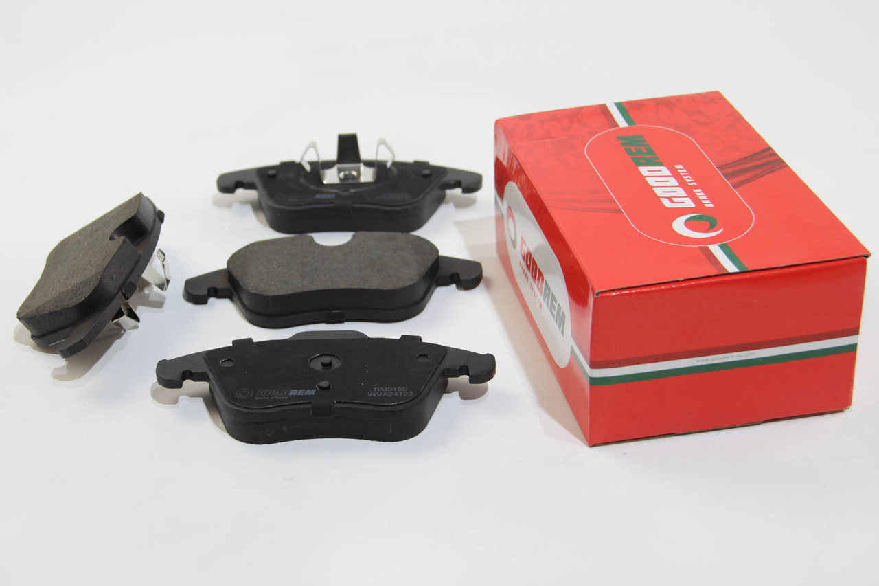 Колодки передні гальмівні Mondeo 07-/Volvo S60/V60 10-/V70 02-/XC 70 08-, GOODREM (RM0155), фото 1