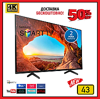 Samsung Smart TV 42* Android 13.0 ULTRA HD, 4K, WIFI, T2 Телевізор Самсунг Смарт тв