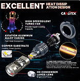 MINI LED лампа H7 Лінза, з обманкою ПРАВИЛЬНИЙ ПУЧОК СВІТЛА, світлодіодні , 1 шт, фото 7