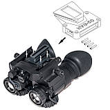 Адаптер для кріплення на шолом ПНБ Archer NVGA-15, AGM NVG-40, NVG-50 з використанням рога (маунта) з розʼємом dovetail, фото 4