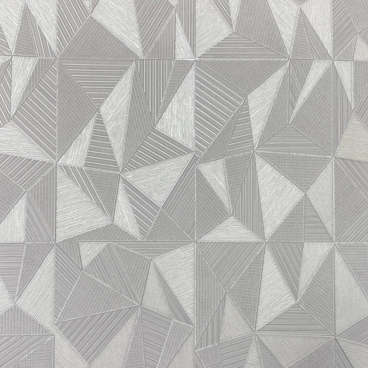 Шпалери вінілові на флізеліновій основі Світло сірі OMEGA 1,06 х 10,05м (23204-1), фото 1