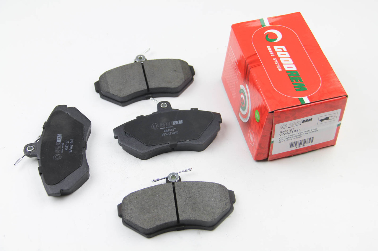 Колодки передні гальмівні VW Polo 95-02/Golf 91-06 (TRW), GOODREM (RM0137), фото 1