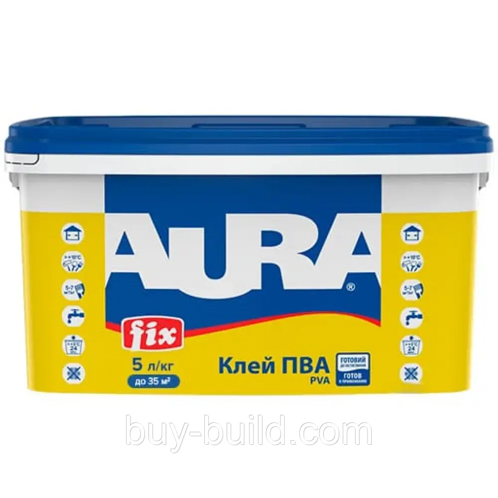 Клей AURA Fix ПВА — 5 кг Escaro