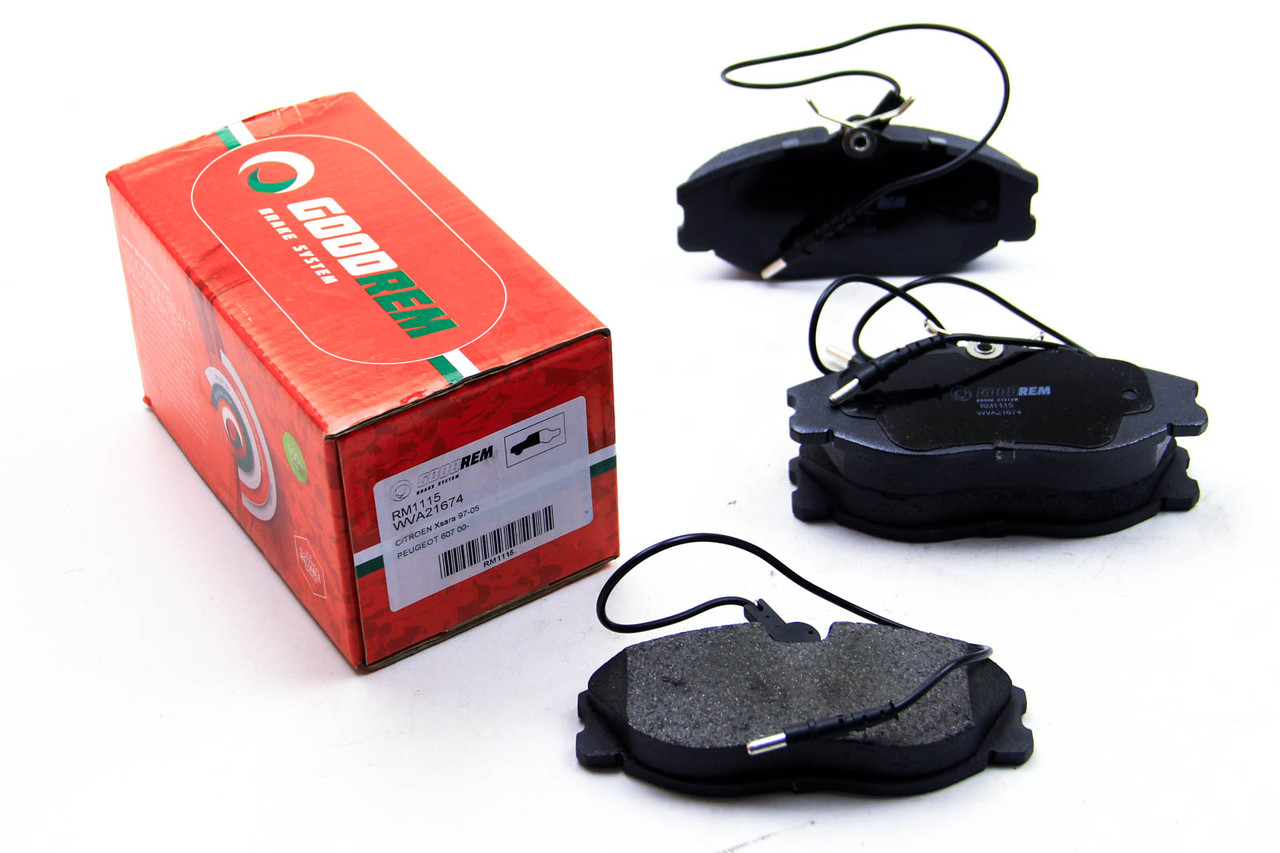 Колодки передні гальмівні Peugeot 406/607 (TRW), GOODREM (RM1115), фото 1