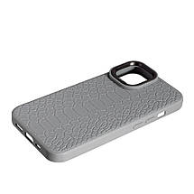 Чохол Kajsa Leather Case Snake для Apple iPhone 14 Grey, фото 4