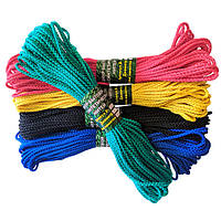 Шнур побутовий із синтетичних ниток В-118 (4 мм*100 м) кольоровий