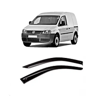 Дефлекторы окон Volkswagen Caddy III 2004-2015 (скотч) AV-Tuning. Ветровики на Volkswagen Caddy 3