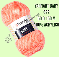 Пряжа YarnArt Baby (Ярнарт Беби) 622 абрикосовый