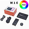 Акумуляторна світлодіодна RGB-накамерна лампа M16 RGB, фото 3