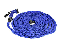 Растягивающийся садовый поливочный шланг для дачи, сада Magic Hose 200FT 60 м Качественный шланг синий цвет