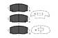 Колодки передні гальмівні Kia Picanto/Hyundai i10 04- (mando), KAVO PARTS (KBP4006), фото 4