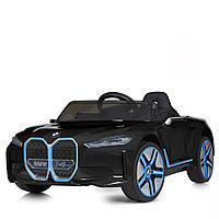 Детский электромобиль BMW I4 с музыкой и светом фар Ramiz Электромобиль Ramiz JE1009EBLR-2(4WD) Черный