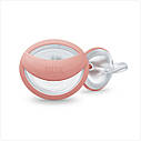 Пустушка силіконова MOMMY FEEL NUK, 0-9 місяців червона/бежева, 2 шт, фото 4