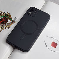 Черный чехол на iPhone 11. Защита камеры, матовый цвет