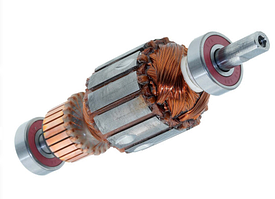 Якір ексцентрикової шліфмашинки Bosch GEX 125-1 AE оригінал 2609199164 (35х118 шліц 8мм)