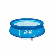 Надувний басейн Intex 244х61см з фільтром-насосом Easy Set 28108, наливний басейн, 1942л