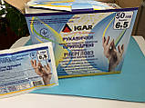 Рукавички латексні хірургічні припудрені стерильні RIVERGLOVES "IGAR" розмір 6,5"  (50пар/100шт в уп.), фото 3