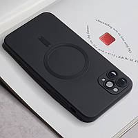 Чорний силіноковий чохол для iPhone 11 Pro Max з захистом камери