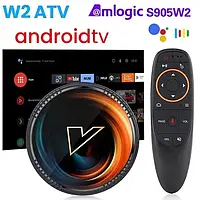 ТВ-бокс Vontar W2 ATV TV Box Android 11 Amlogic S905W2 Support 4K AV1 2/16 Гб Wifi смарт тв приставка