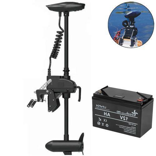 Електромотор для човна Haswing Cayman T-55lbs; 12V. 100A/h Li-Feo4 АКБ. Без З/К. Човенний електромотор