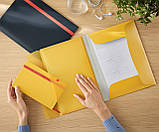 Папка на резинці LEITZ COSY з конвертом, жовта (4619-00-19), фото 5