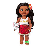 Кукла малышка принцесса Моана с поросенком - Disney Animators' Collection Doll.