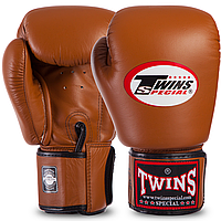 Перчатки боксерские кожаные TWINS BGVL3 Оранжевый, 10