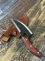 Кухонний ніж сокира сантоку з сталі Широгамі (Shirogami) 32см