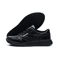 Підліткові шкіряні кросівки Classic Black