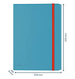 Папка на резинці LEITZ COSY з конвертом, блакитний (4619-00-61), фото 3