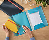 Папка на резинці LEITZ COSY з конвертом, блакитний (4619-00-61), фото 5