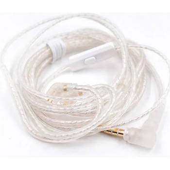 KZ Audio Standard SILVER Cable MIC Кабель для навушників з мікрофоном