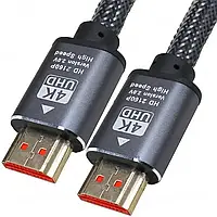 Шнур HDMI 4K (шт.- шт.) version 2.0, gold, 5метров, в блистере