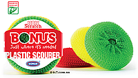 Скребок пластиковый Bonus B095 Plastic Scrubber 3шт