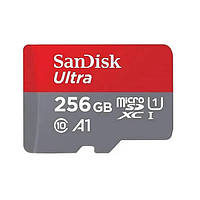 Картка пам'яті micro SDXC 256 GB SanDisk Ultra UHS-I A1 150 MB/s SDSQUAC-256G-GN6MA