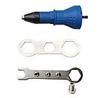 Насадка заклепочник на дриль для витяжних заклепок заклепувальний перехідник, фото 9